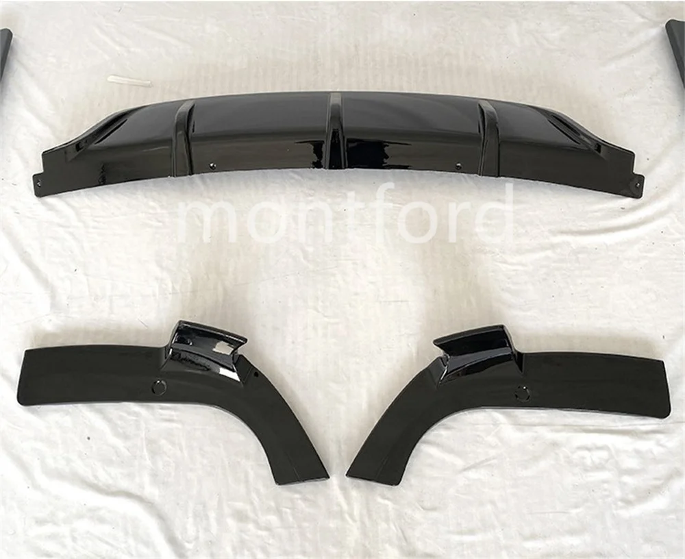 Difusor parachoques trasero BMW X6 G06 estilo fibra carbono - imagen 4