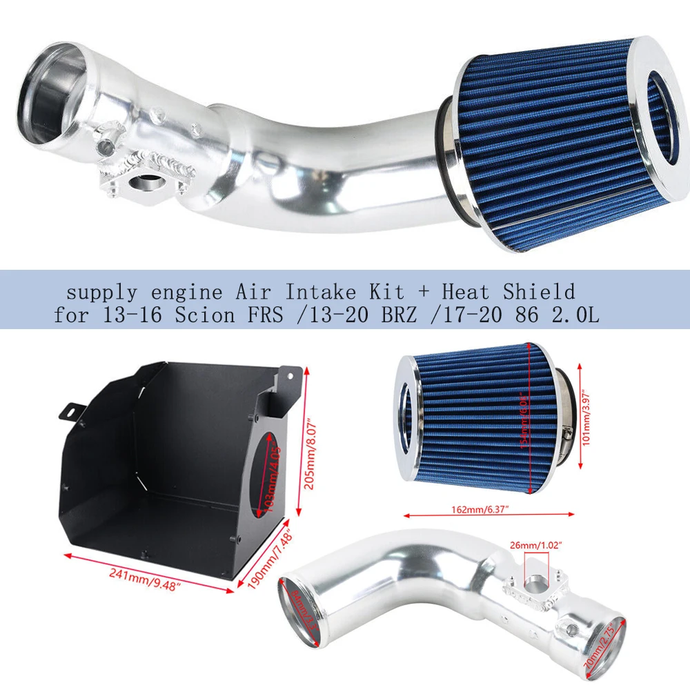 Toma de aire fría con escudo térmico – FR-S BRZ 86 2.0H4 2013-2020 - imagen 2