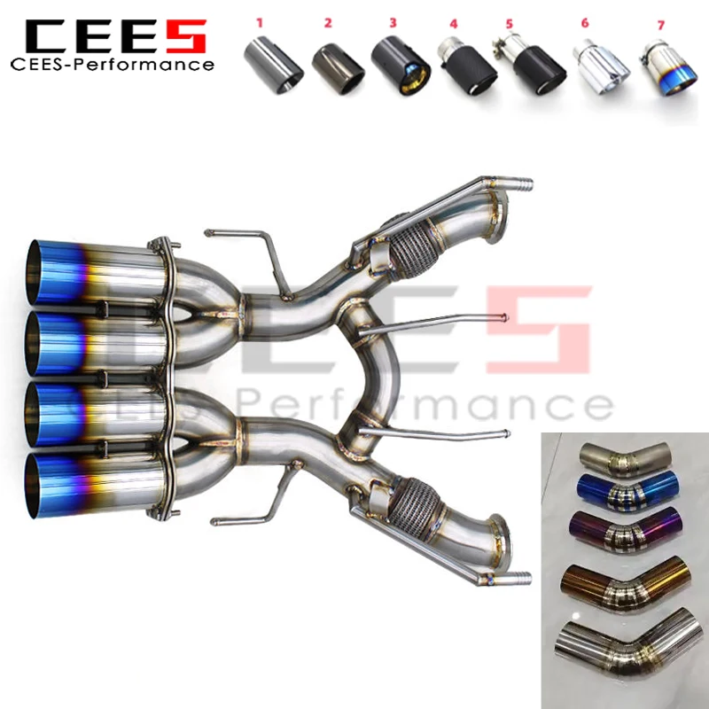 Cees tubo de escape inox sin silenciador McLaren 765LT 4.0T