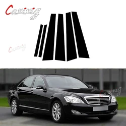 Embellecedor pilar puerta negro brillante Mercedes Clase S W221