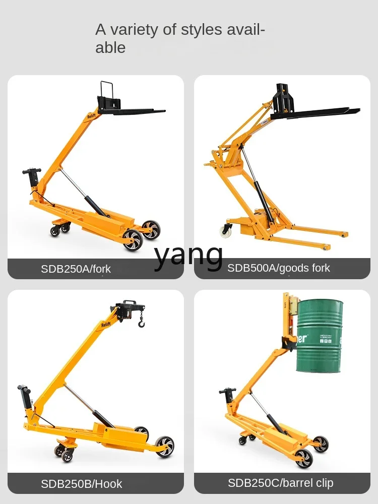 LMM Grúa apilable de un solo brazo hidráulica eléctrica plegable - imagen 5
