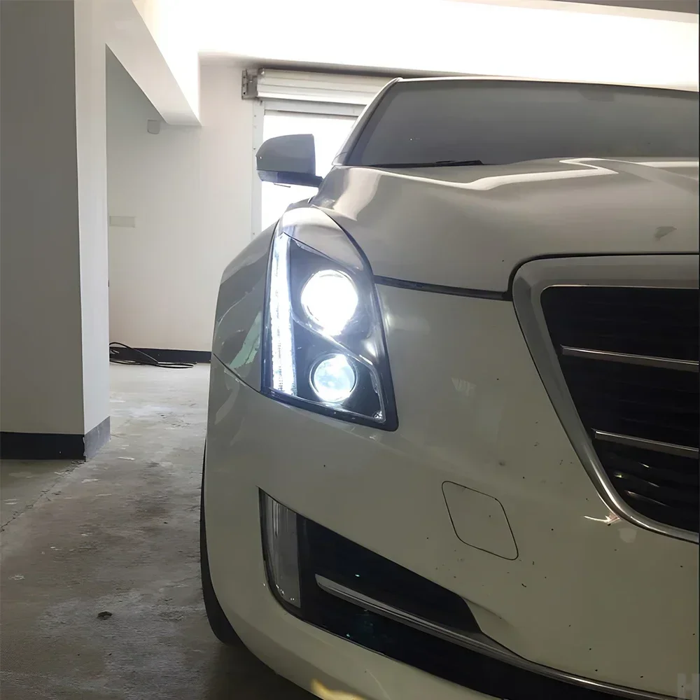 Faros LED Cadillac ATS ATS-L 2014-2018 lente proyector estilo - imagen 4