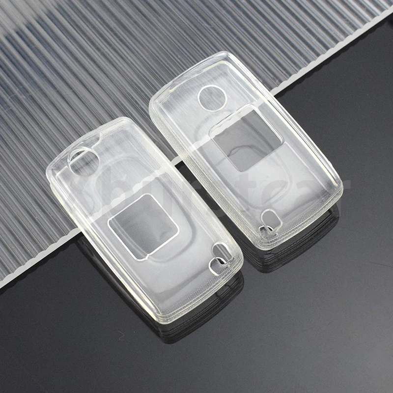 Funda transparente de TPU para llave remota de coche, carcasa para Peugeot 107, 207, 307, 308, 407, 607, 206, 4007, 3008, 5008, Citroen C2, C3, C4, C5, C6, C8 - imagen 3