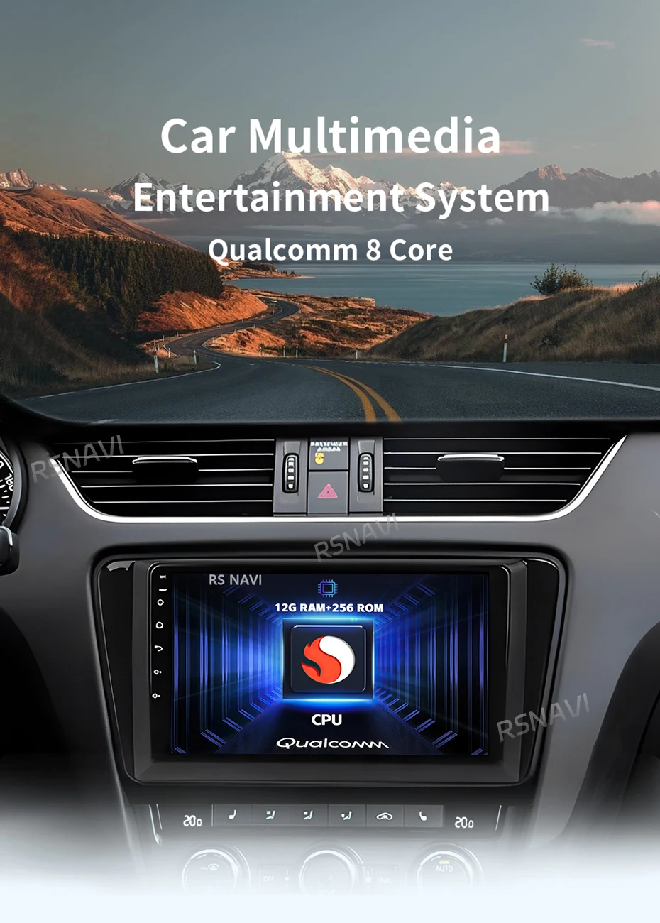 Detalle de la unidad multimedia y sus accesorios