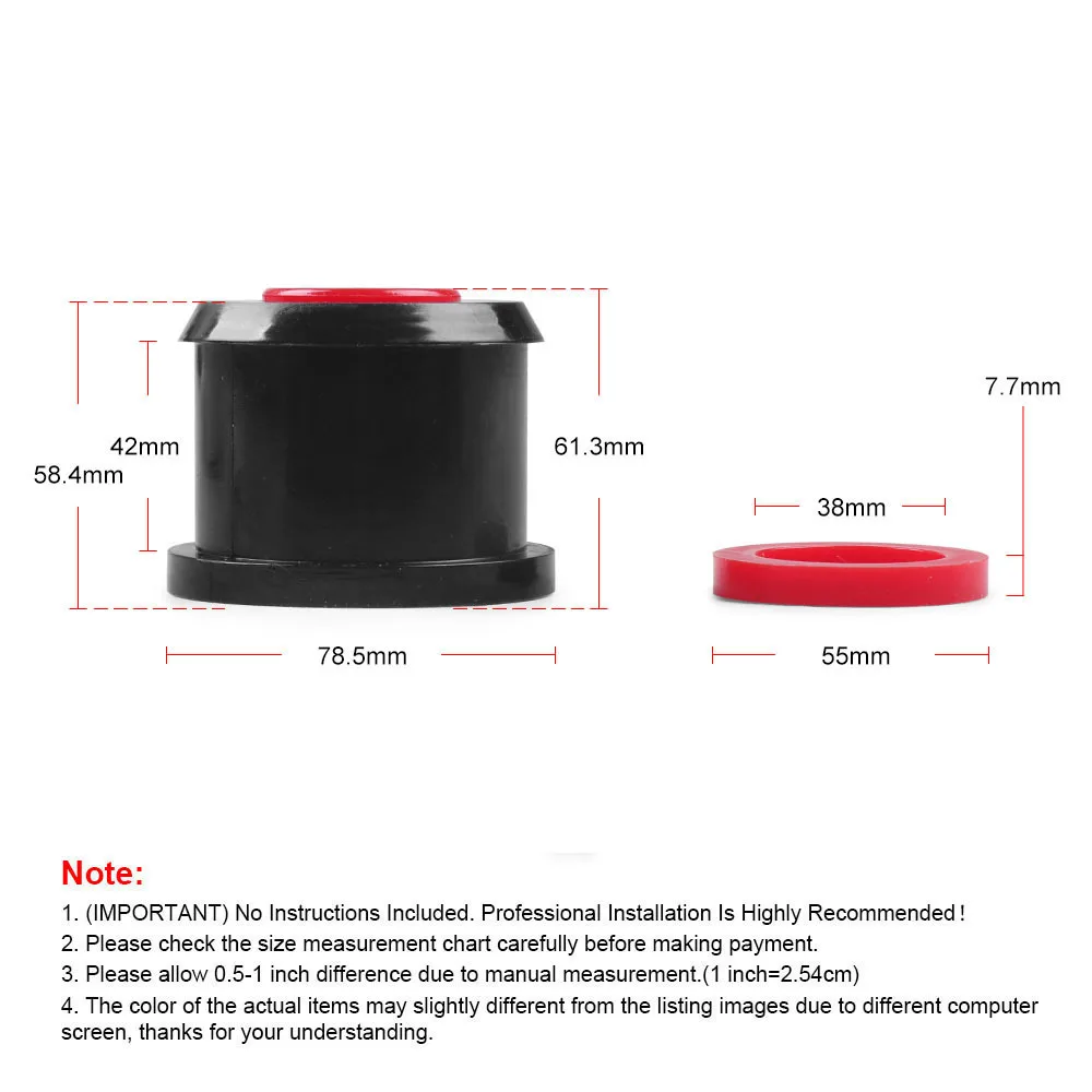 Bujes de polietileno de suspensión del brazo inferior Mini R50/R52/R53 - imagen 2