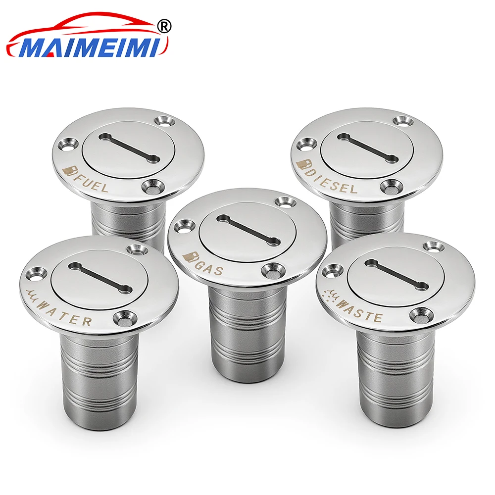 Tapón de llenado marino 316 de 38/50 mm para agua y combustible