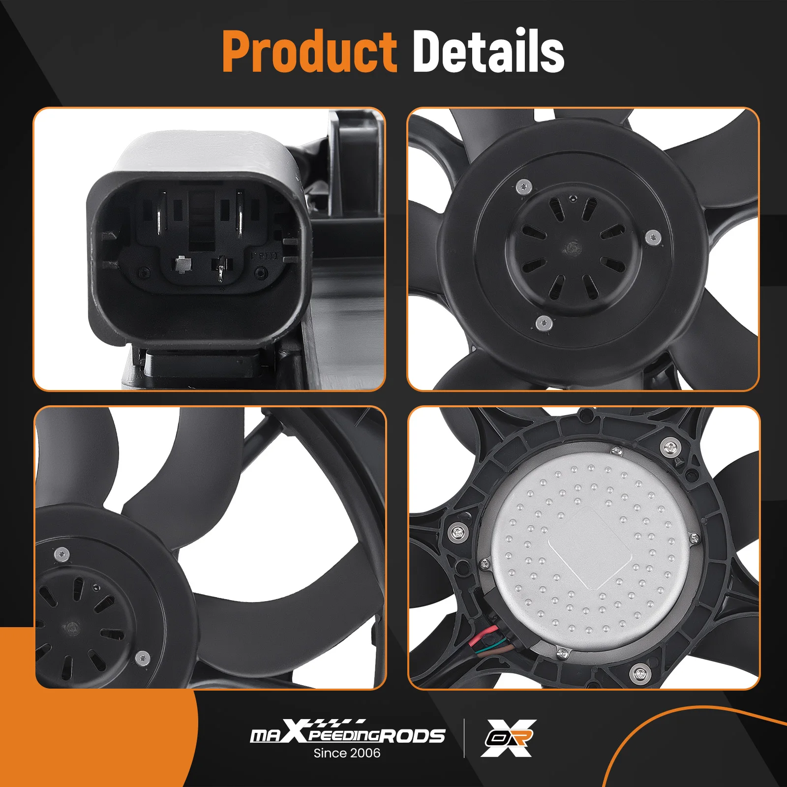 Condensador aire acondicionado BMW con ventiladores – Serie 5 F10 F13 2009-2015 OEM - imagen 5