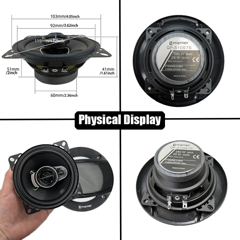 Altavoces HiFi 4" para coche Q-PERTORS (par) - imagen 5