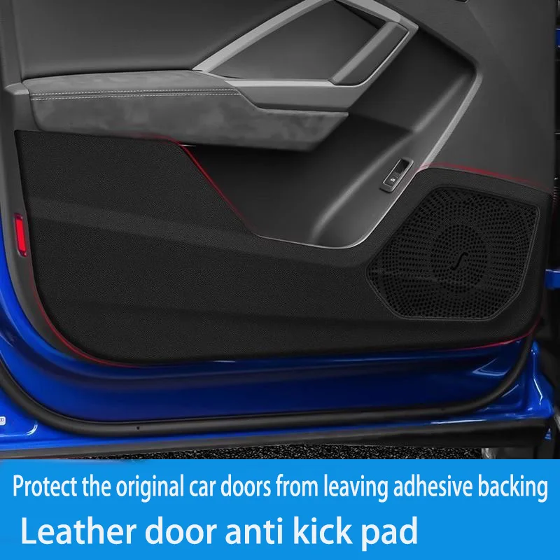 4 Uds. Adecuado para Audi A6l protección de puerta de coche almohadilla de protección de puerta pegatina accesorios interiores - imagen 5