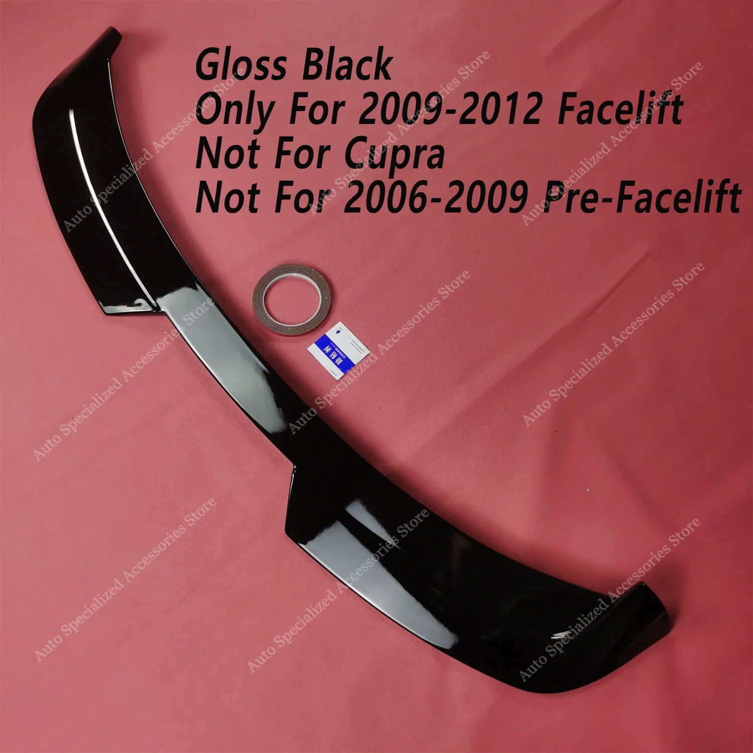 Alerón trasero para maletero Seat León MK2 facelift 2009-2012 - imagen 4