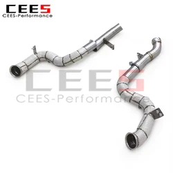 Downpipe catalizada inox para Mercedes-Benz GLC 63/S AMG 4.0T