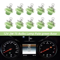 Bombilla T5 interior base verde compatible con Audi y Mercedes