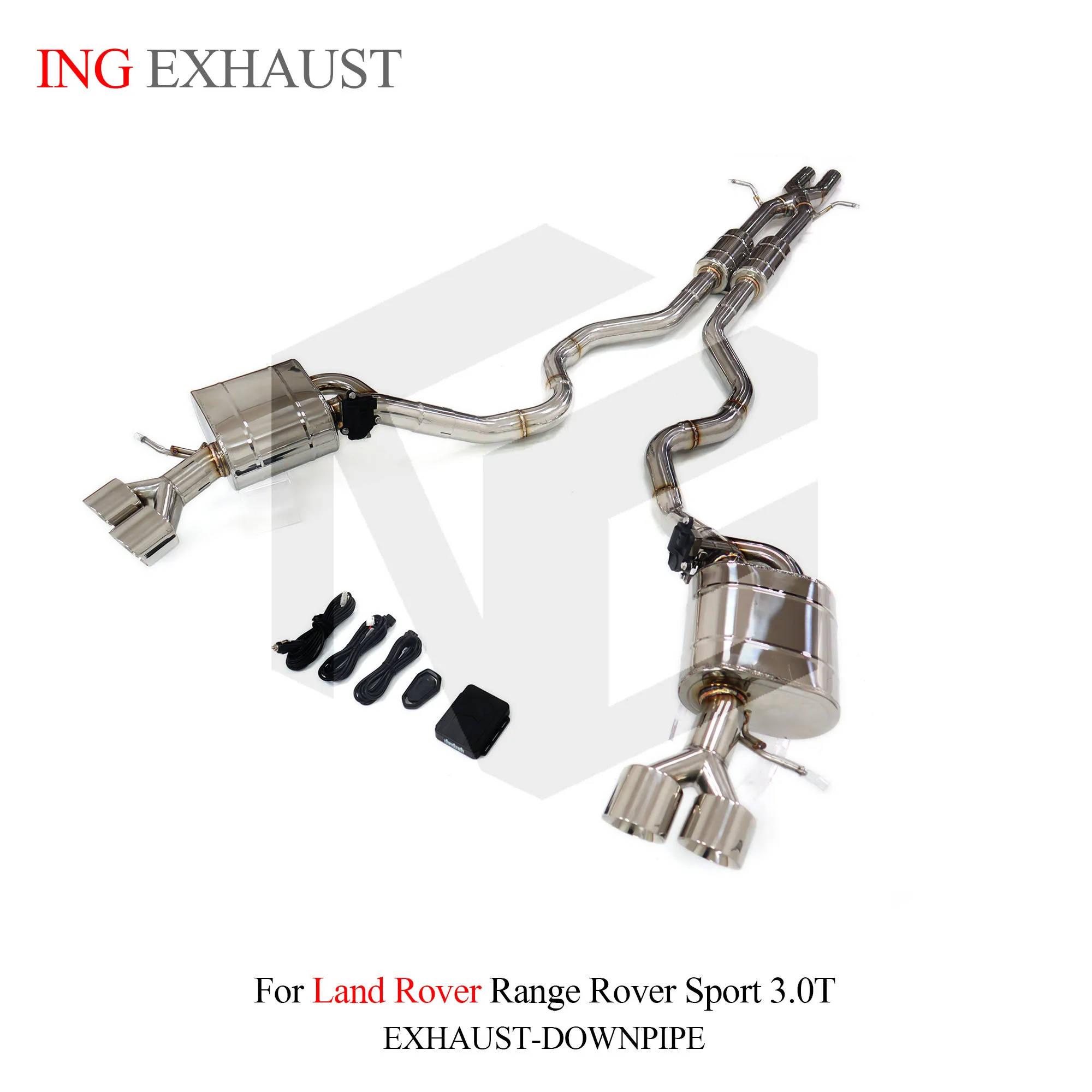 Escape catback ING SS304 con válvula para Range Rover Sport 3.0 T - imagen 3