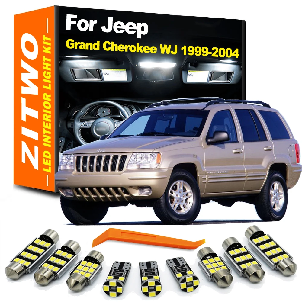 ZITWO Kit bombillas LED Canbus para Jeep Grand Cherokee WJ 1999-2004