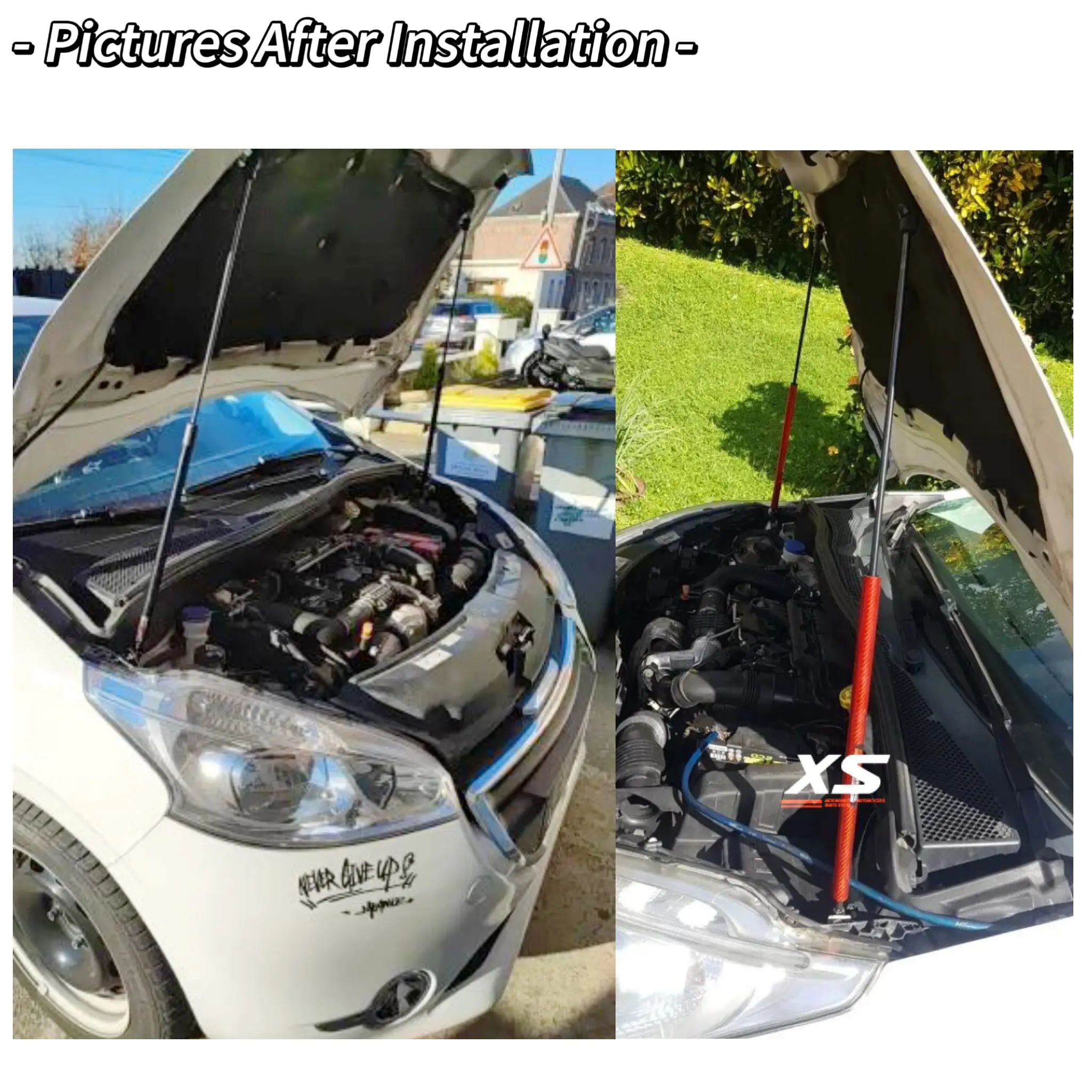 Amortiguadores de gas para capó Peugeot 208 I (A9) 2012-2019 - imagen 2