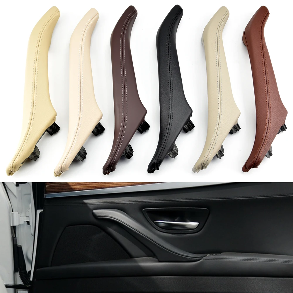 Tirador puerta interior piel BMW 5 Serie F10 F11 F18 520i 535i - imagen 4