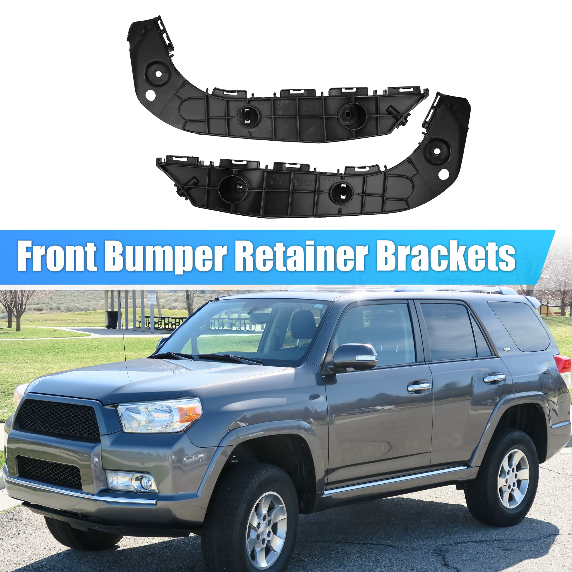 Soportes del parachoques delantero para Toyota 4Runner 2010-2022