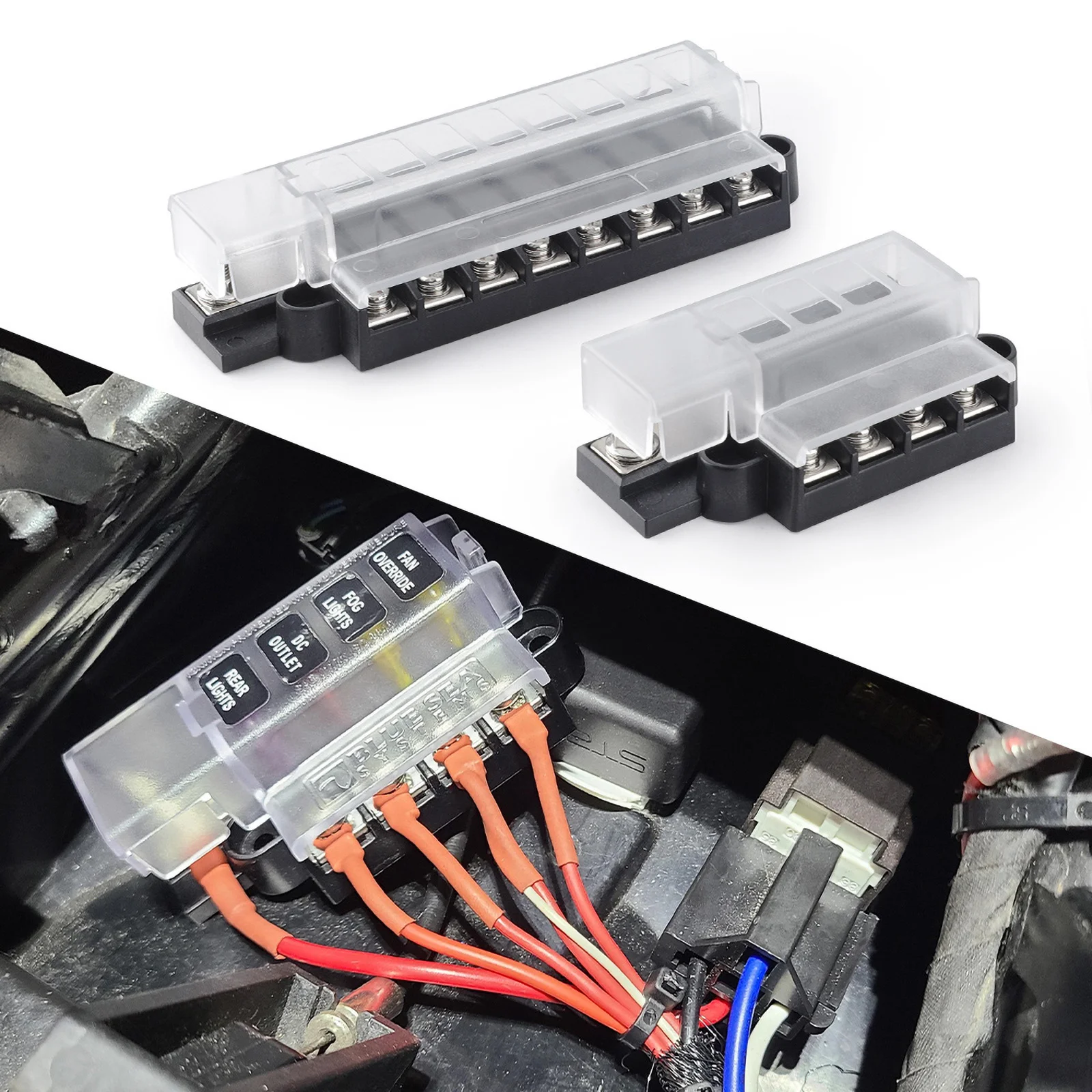 Caja porta fusibles ATO 12V-24V para coche y camión - imagen 4
