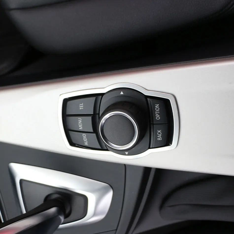 Embellecedor adhesivo botones multimedia BMW Serie 1, 3, 5 y X - imagen 2