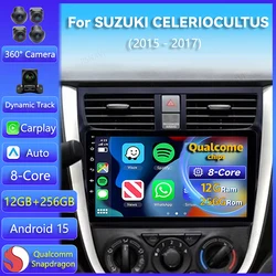 Radio 2 Din Android Auto y CarPlay con GPS – Suzuki Celerio 2015