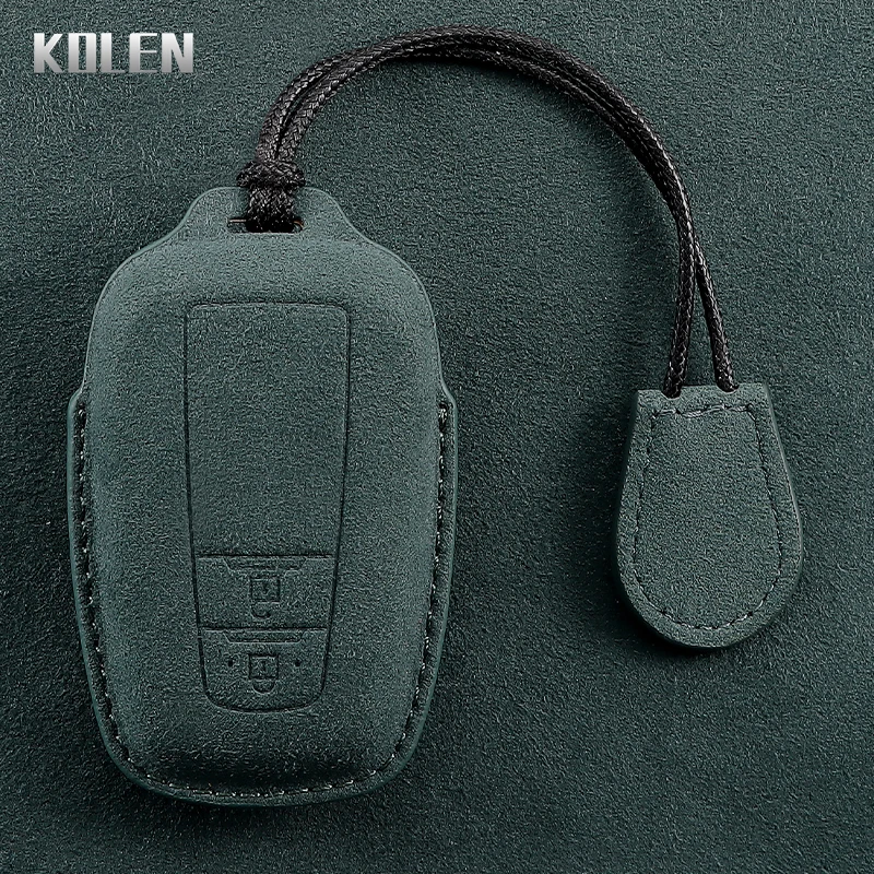 Lederen Auto Funda Llave Toyota Prius Camry Corolla C-HR RAV4 Prado - imagen 4