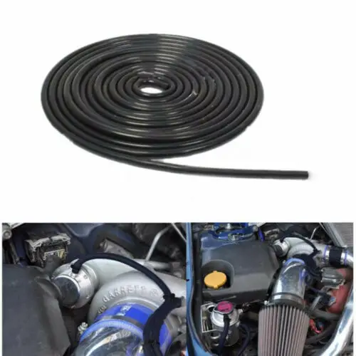 Manguera de vacío de silicona 4 mm para moto – azul y negra