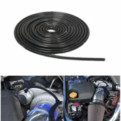 Manguera de vacío de silicona 4 mm para moto – azul y negra