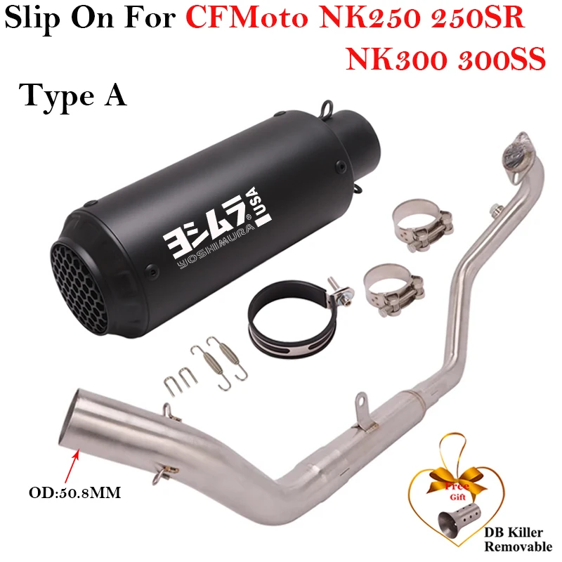 Escape completo para CFMoto NK250, NK300, NK250SR y NK300SR - imagen 2