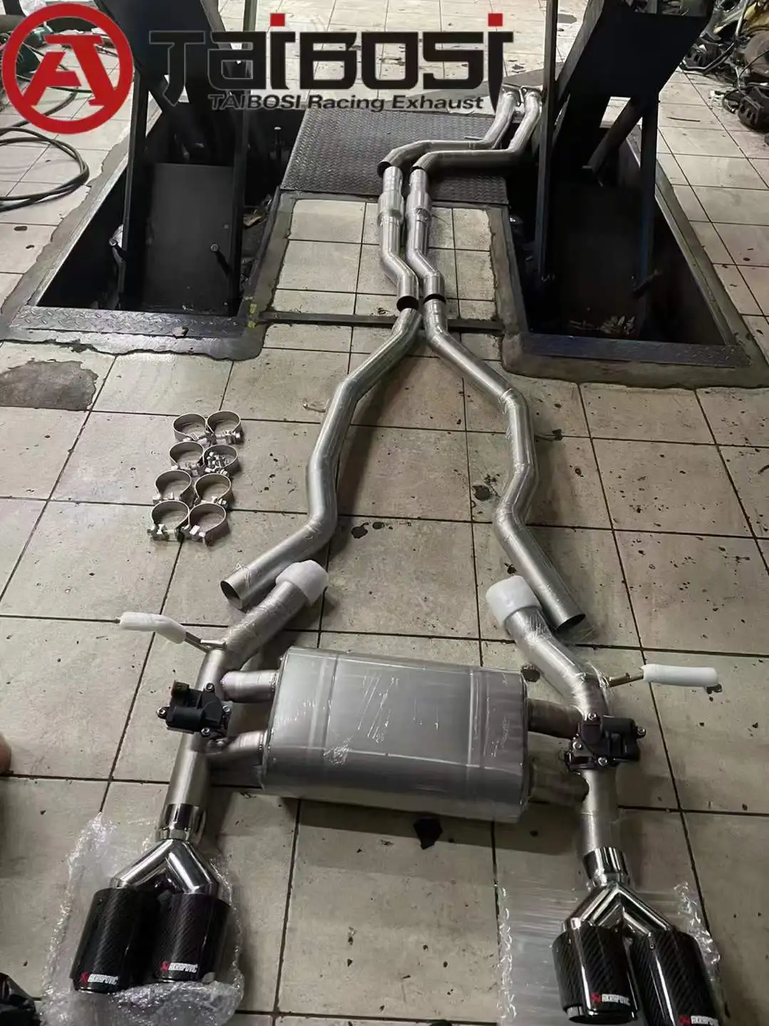 Escape Catback Taibosi Racing BMW M3 F80 M4 F82 3.0T - imagen 4