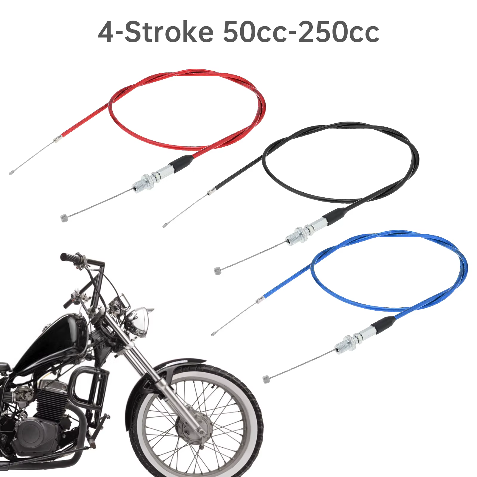 Cable de acelerador de acero inoxidable para pit bike 50-125 cc 4T - imagen 5