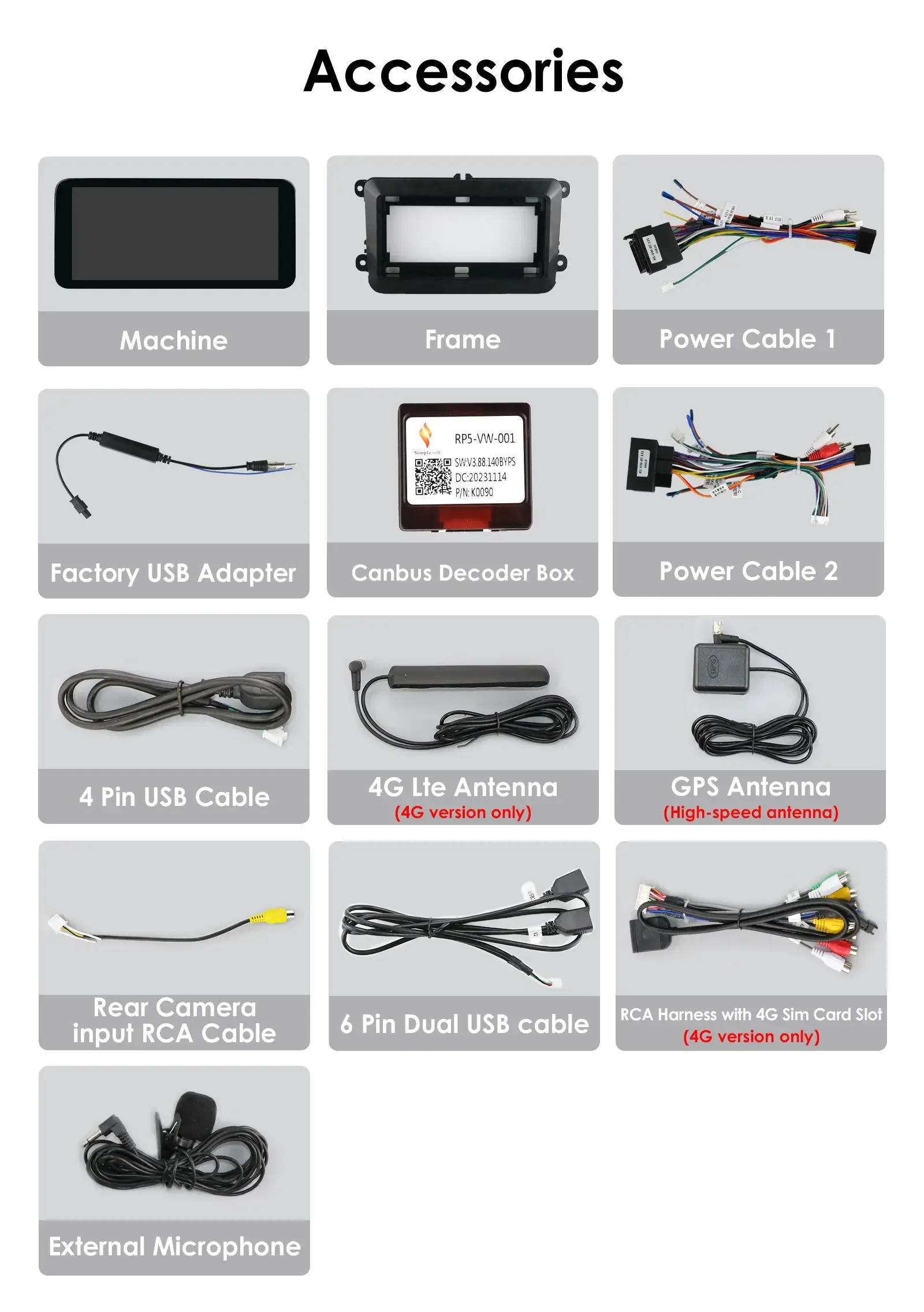 Radio Android 12 10.33" 2DIN CarPlay – VW Golf, Jetta, Tiguan - imagen 5