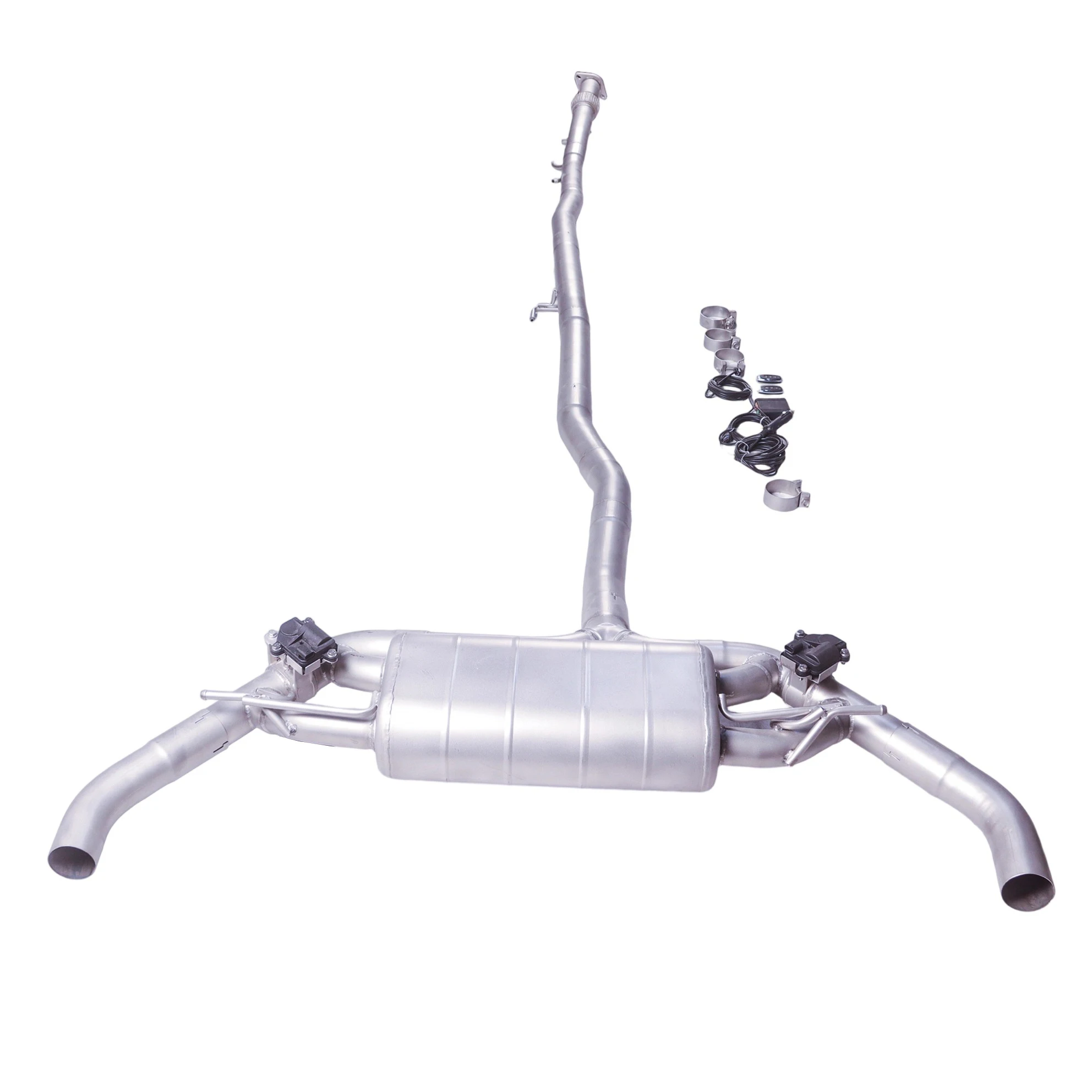 Escape catback GFC con válvula eléctrica – AMG A35 A45 2.0T inox