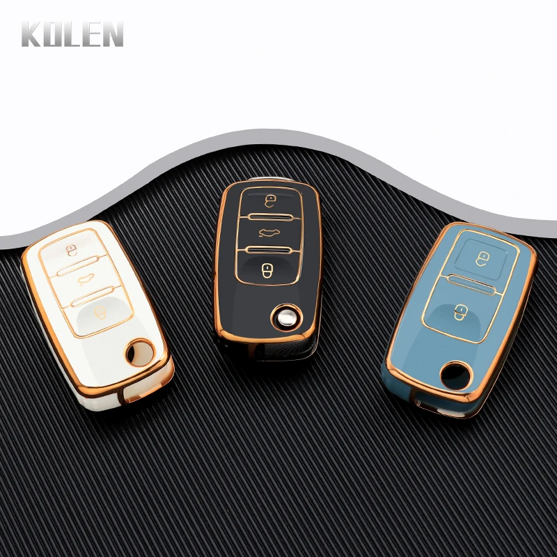 Funda protectora TPU para llave Volkswagen botones Polo Golf Passat - imagen 3