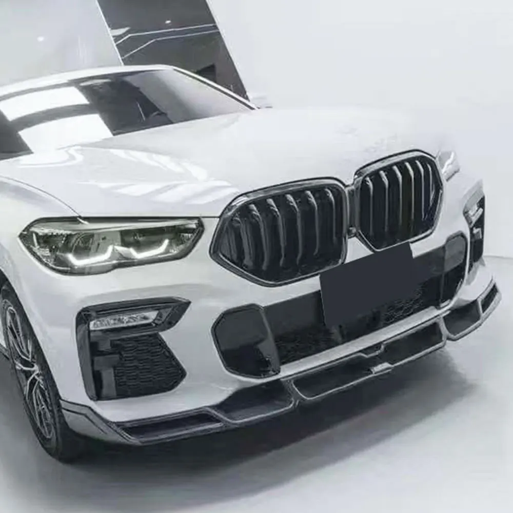 Difusor IIP fibra de carbono parachoques delantero BMW X6 G06 - imagen 2