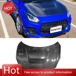 Capó de fibra de carbono y vidrio para coche – cubierta motor