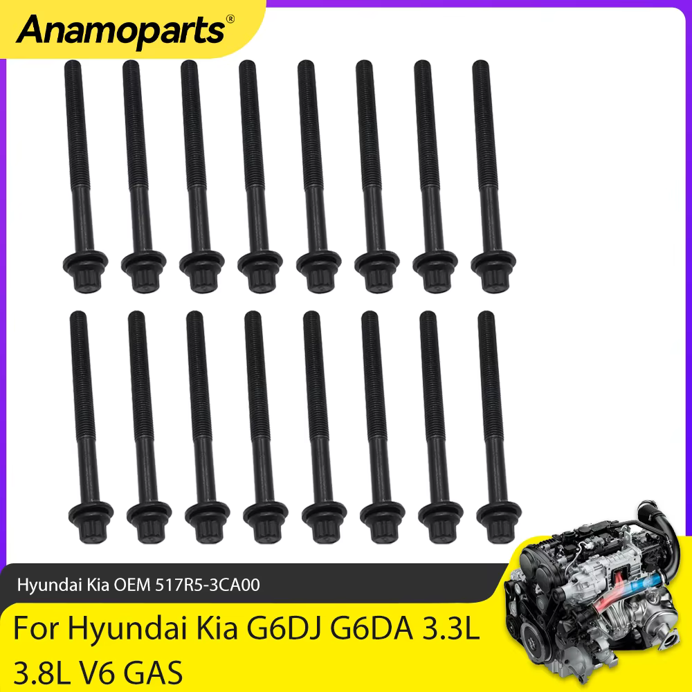 Kit de tornillos de culata para Hyundai y Kia V6 3.3, 3.5 y 3.8 L