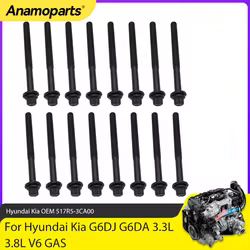 Kit de tornillos de culata para Hyundai y Kia V6 3.3, 3.5 y 3.8 L