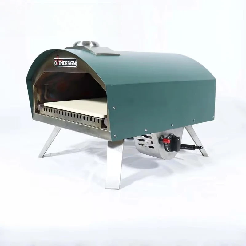 Horno de pizza 16 pulgadas con puerta exterior doméstico para hogar