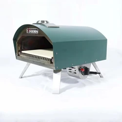 Horno de pizza 16 pulgadas con puerta exterior doméstico para hogar