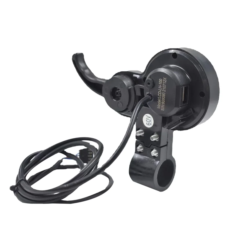 Medidor de acelerador de AEF3-24V-60V apto para patinete eléctrico Kugoo/velocímetro de bicicleta eléctrica (enchufe SM de 5 pines) - imagen 4