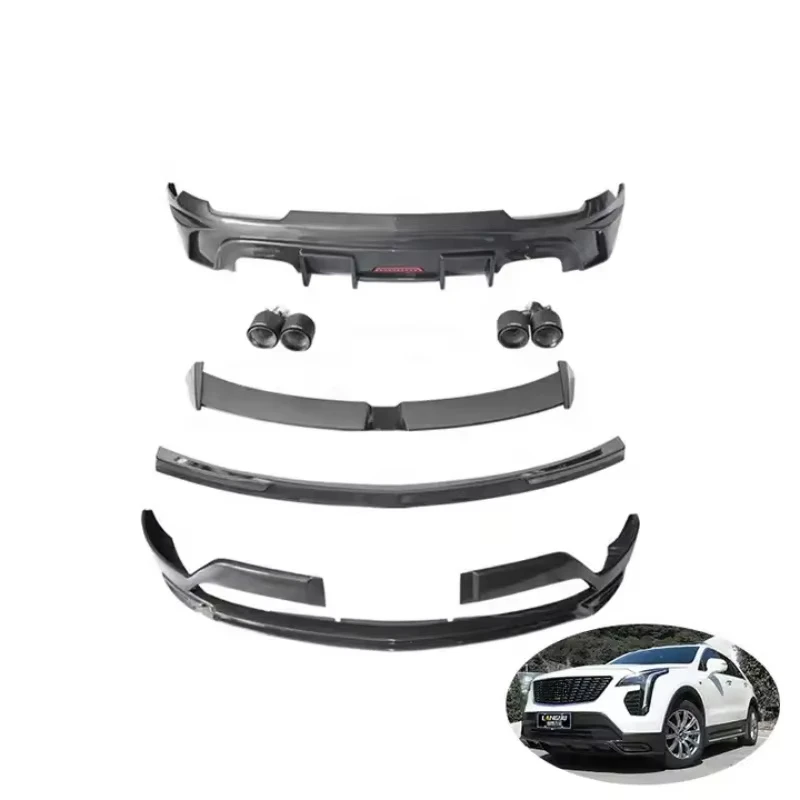 Kit carrocería ABS Langyu para difusor y alerón trasero Cadillac XT4