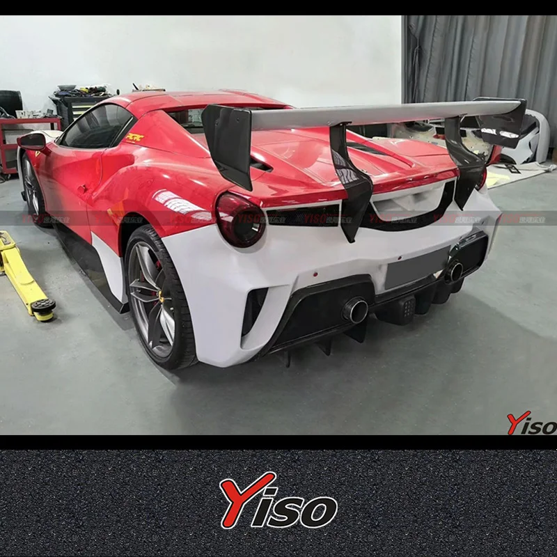Kit de carrocería en fibra de carbono seca para Ferrari 488 EVO - imagen 4