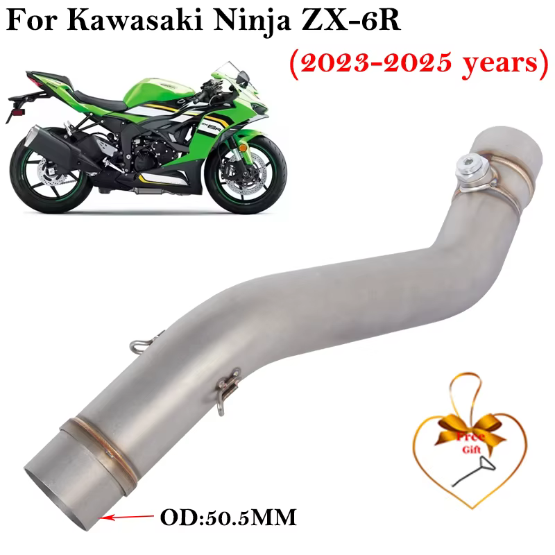 Escape Slip-On inoxidable Kawasaki Ninja ZX-6R 636 (2023-2025)