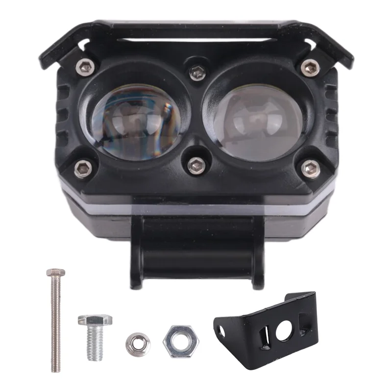 Faro antiniebla LED AB56 para moto, lente y luz diurna - imagen 3
