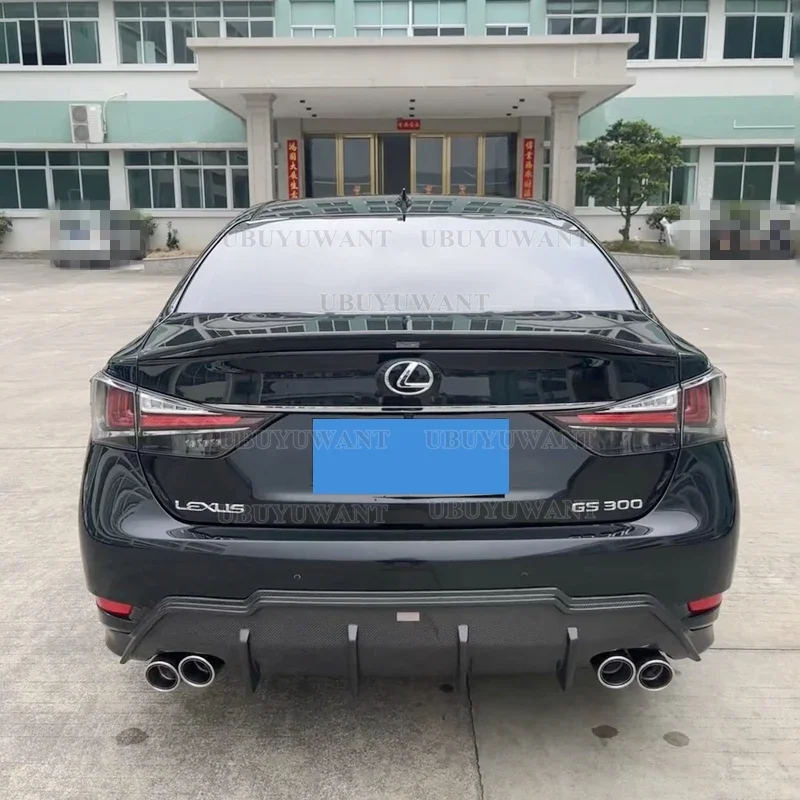 Para LEXUS GS GS350 GS300 GS450 alerón trasero de fibra de carbono REAL de alta calidad 2013 2014 2015 2016 - imagen 4
