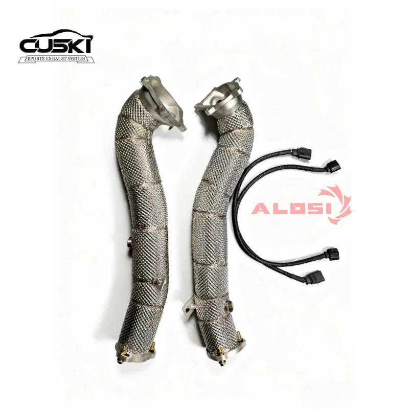 Tubo downpipe alto rendimiento Audi S6 S7 C7 4.0T FSI – 2012-2015 - imagen 5