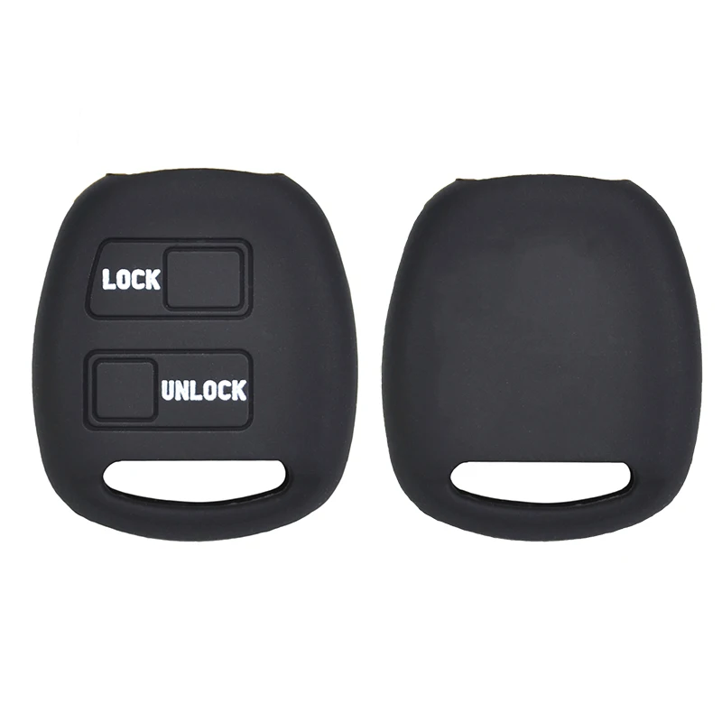 Funda llave silicona Toyota RAV4 Land Cruiser Alphard 2 botones - imagen 3