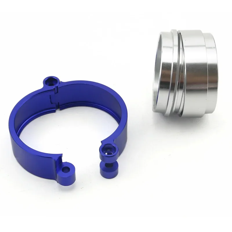 Conjunto abrazaderas banda V anodizadas para escape turbo intercooler - imagen 5
