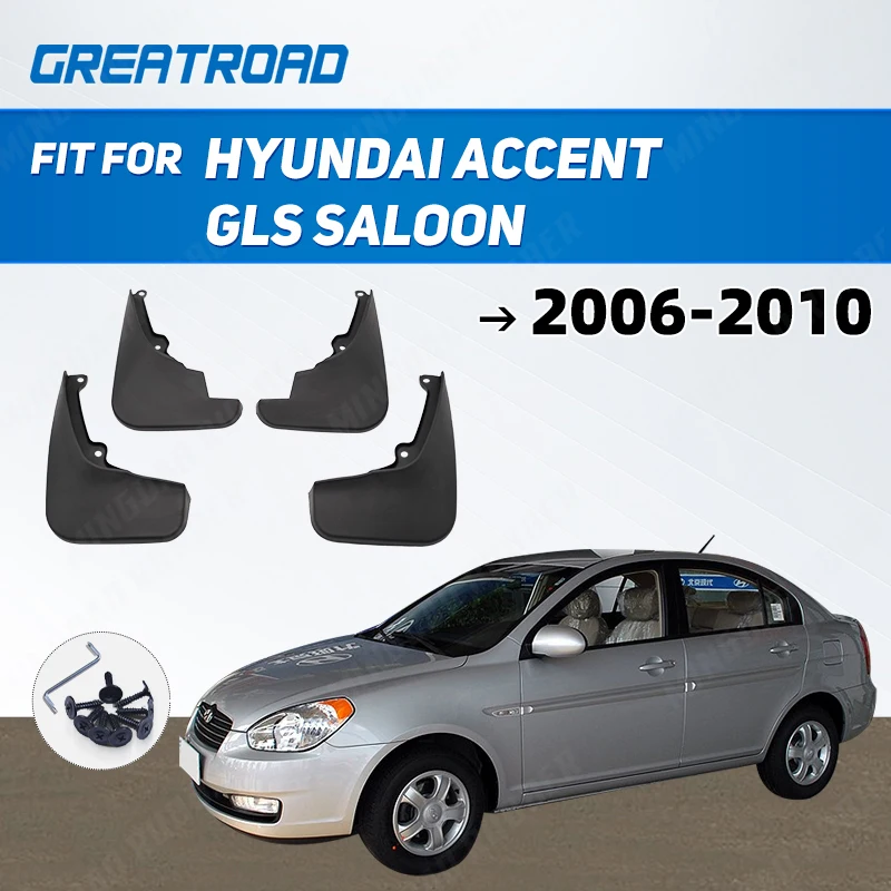 Guardabarros antisalpicaduras delantero Hyundai Accent 2006-2010