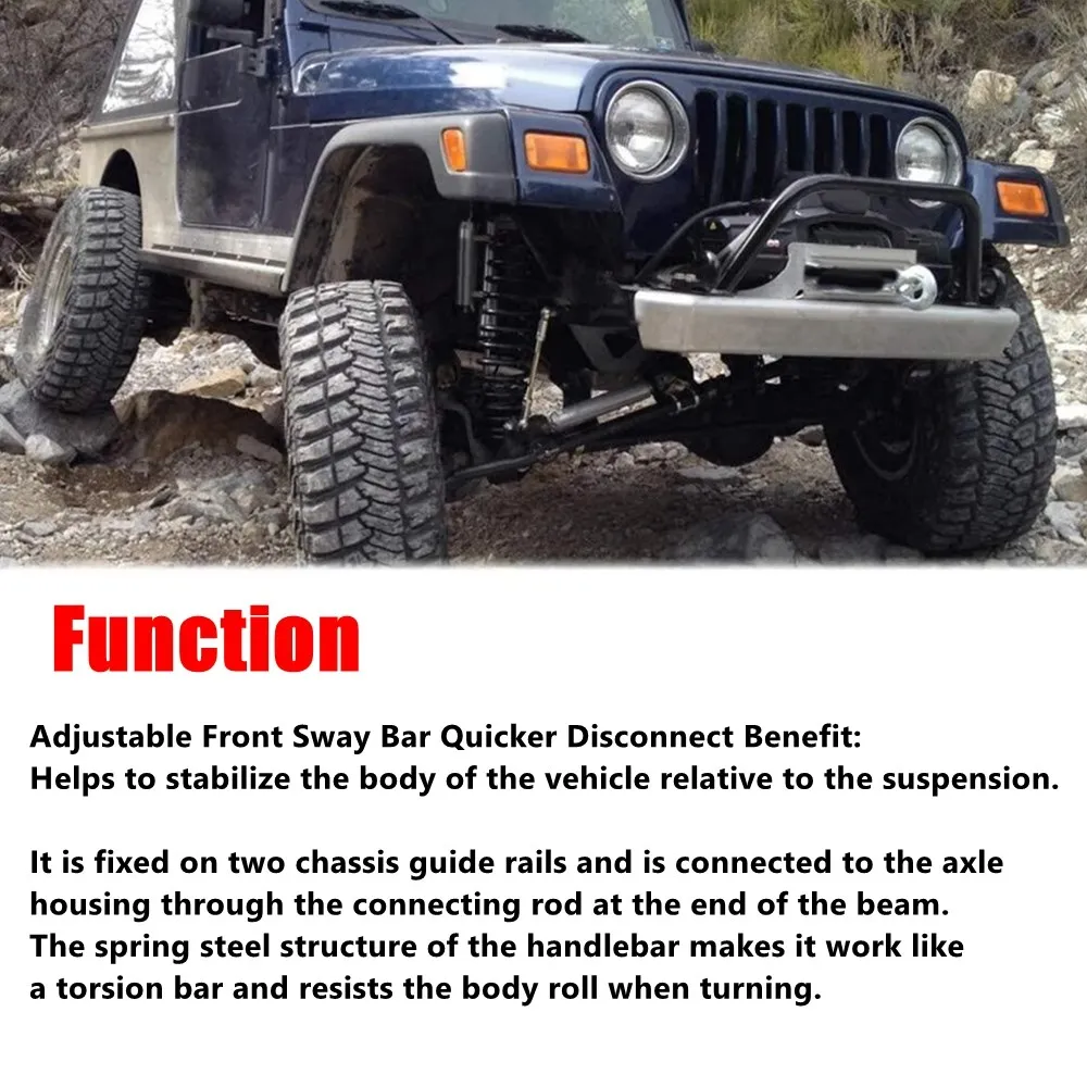 Bieletas de barra estabilizadora desconectable Jeep Wrangler JK - imagen 5